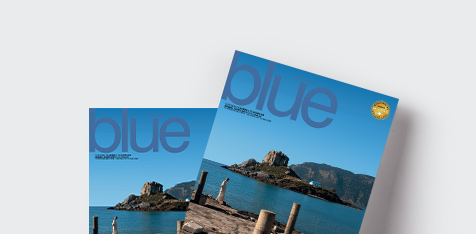 Blue Color Magazine Blue magazine | AEGEAN